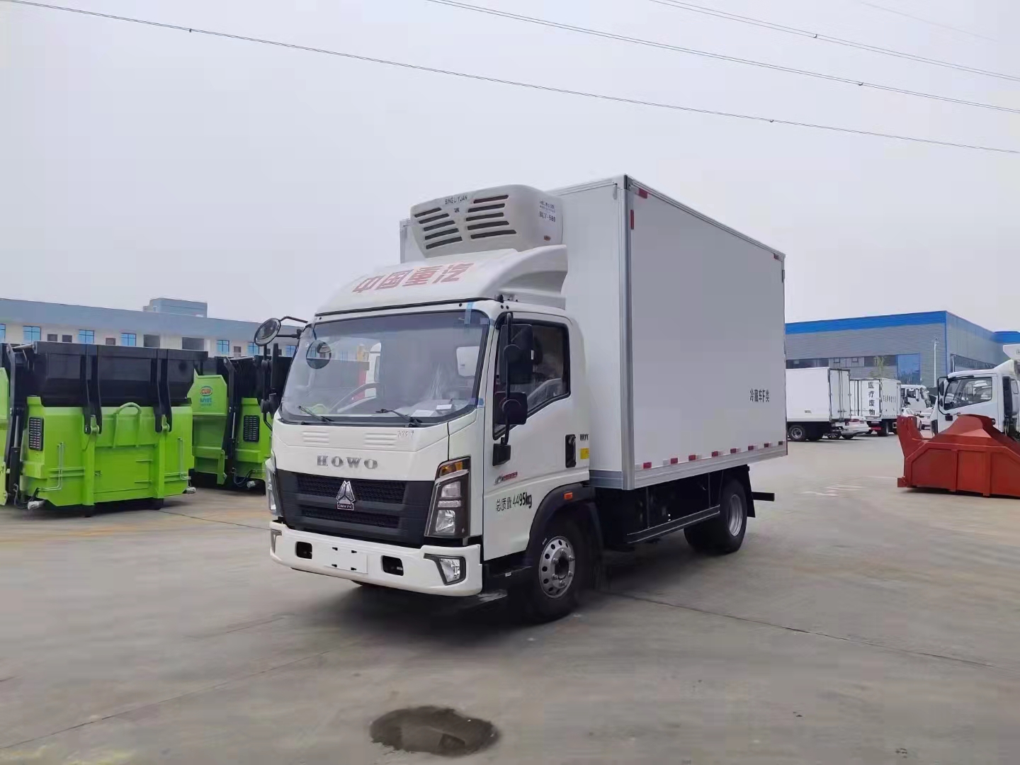 国六重汽豪沃4.2米冷藏车